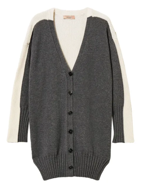 TWINSET colour-block cardigan