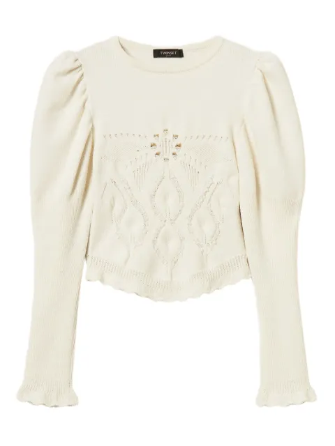 TWINSET suéter de tejido flojo
