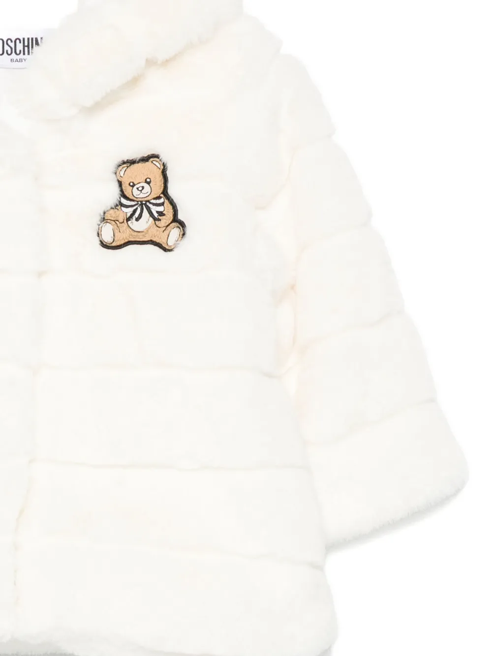Moschino Kids Jack verfraaid met teddybeer en capuchon Wit