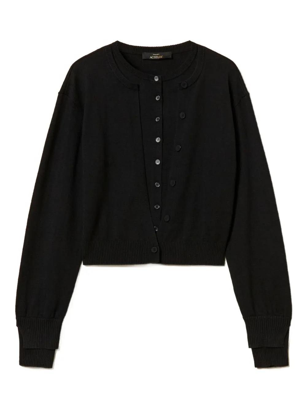 TWINSET double garment-effect cardigan - Nero