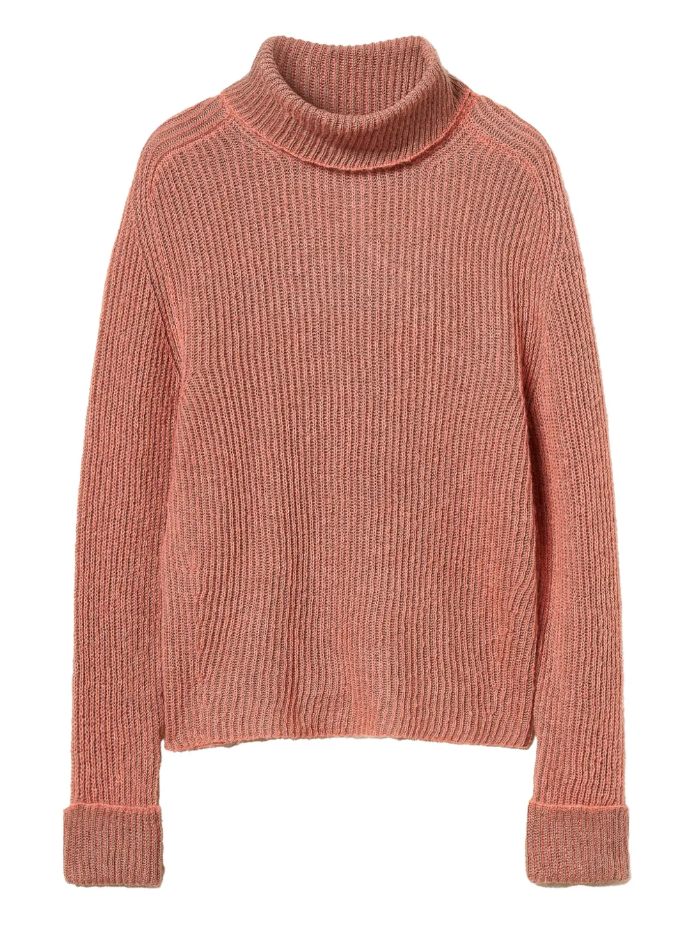 TWINSET ribbed turtleneck jumper | Pink | Image 1