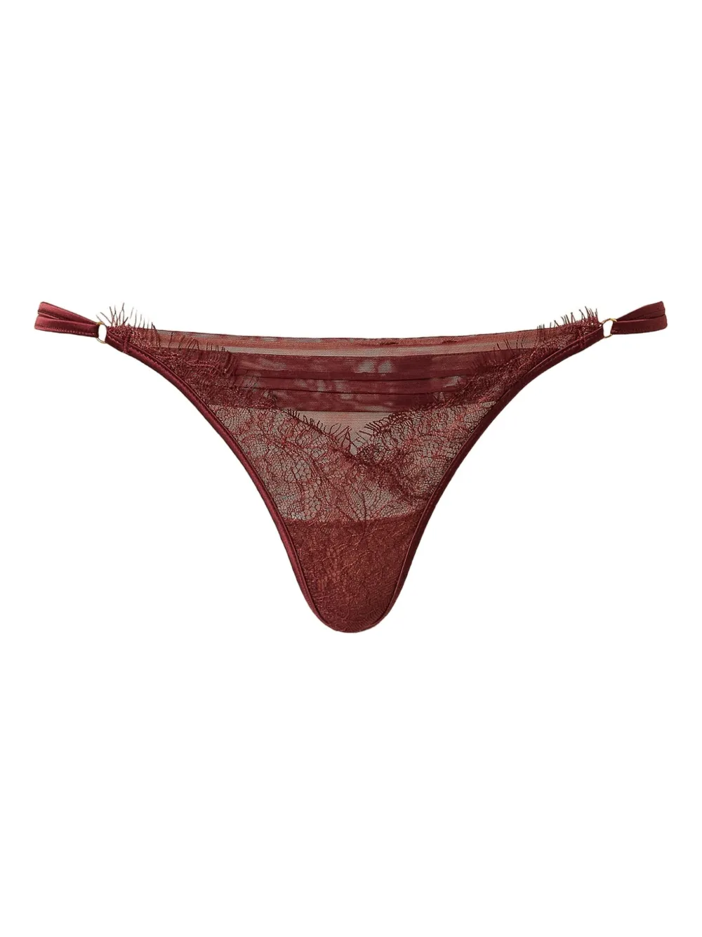 TWINSET chantilly-lace g-string thongs | Red | Image 1