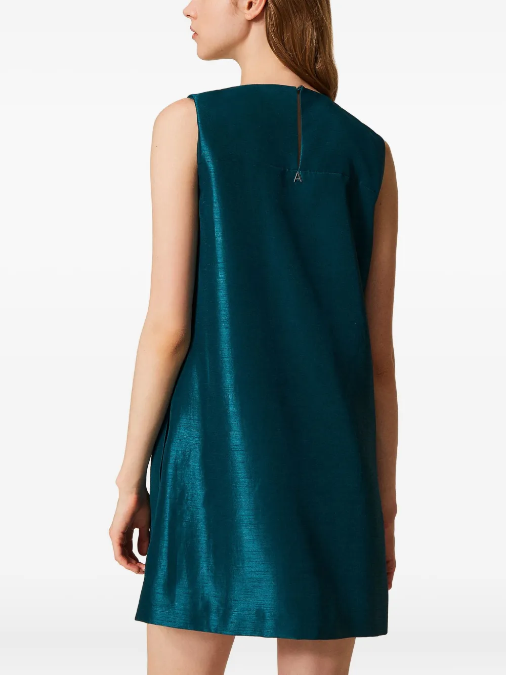 TWINSET Verfraaide mini-jurk Blauw