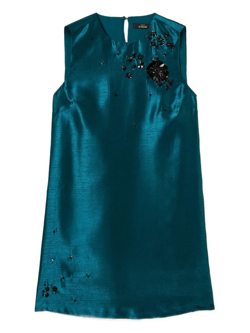 TWINSET Verfraaide mini-jurk Blauw