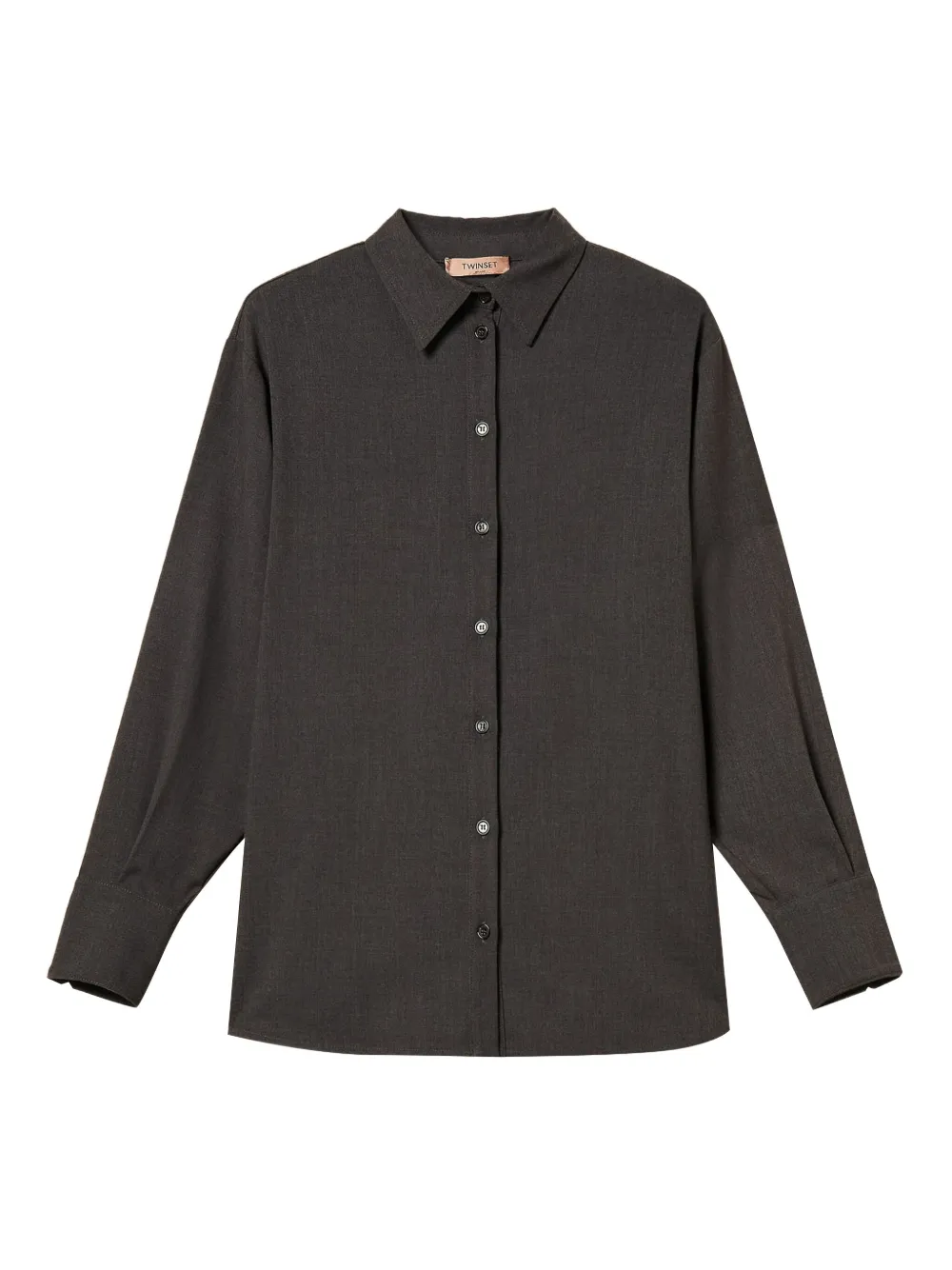 Twinset Button-down Shirt In Gray