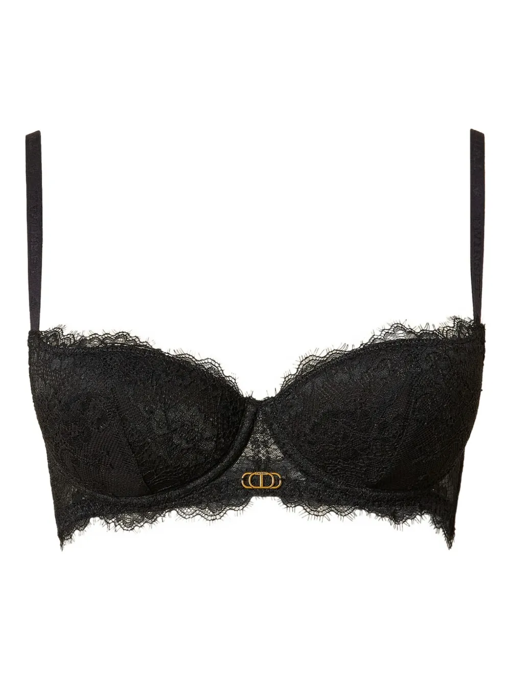 TWINSET Reggiseno con dettagli in pizzo - Nero