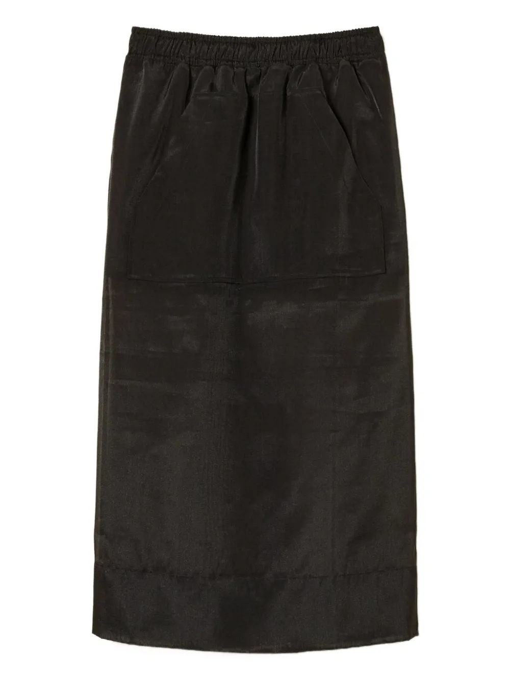 TWINSET Midi-rok met elastische taille 00006 Black