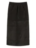TWINSET elasticated-waist midi skirt - 00006 Black