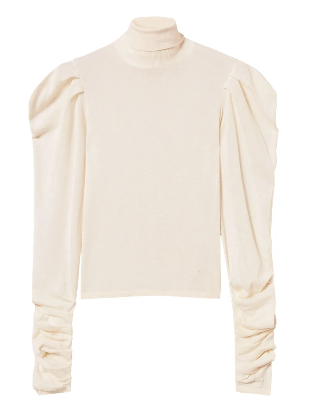 TWINSET puff-sleeve turtleneck sweater | White | Image 1
