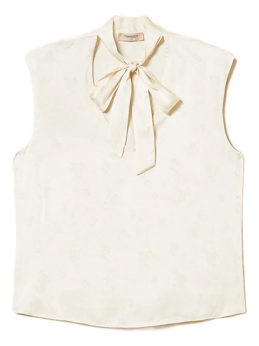 TWINSET Blusa in raso - Toni neutri
