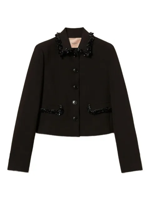 TWINSET embellished long-sleeve blazer