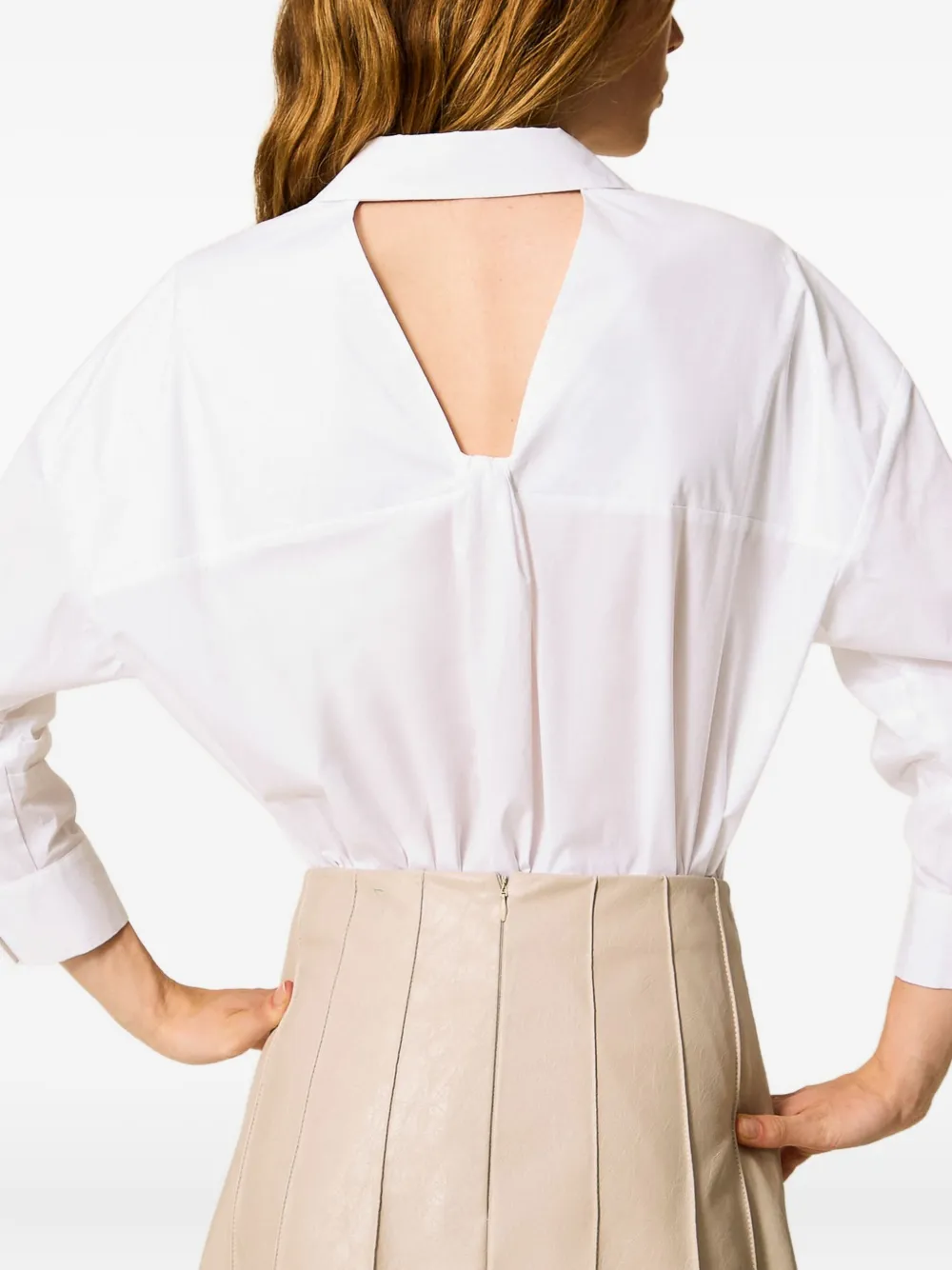 TWINSET Popeline blouse Wit