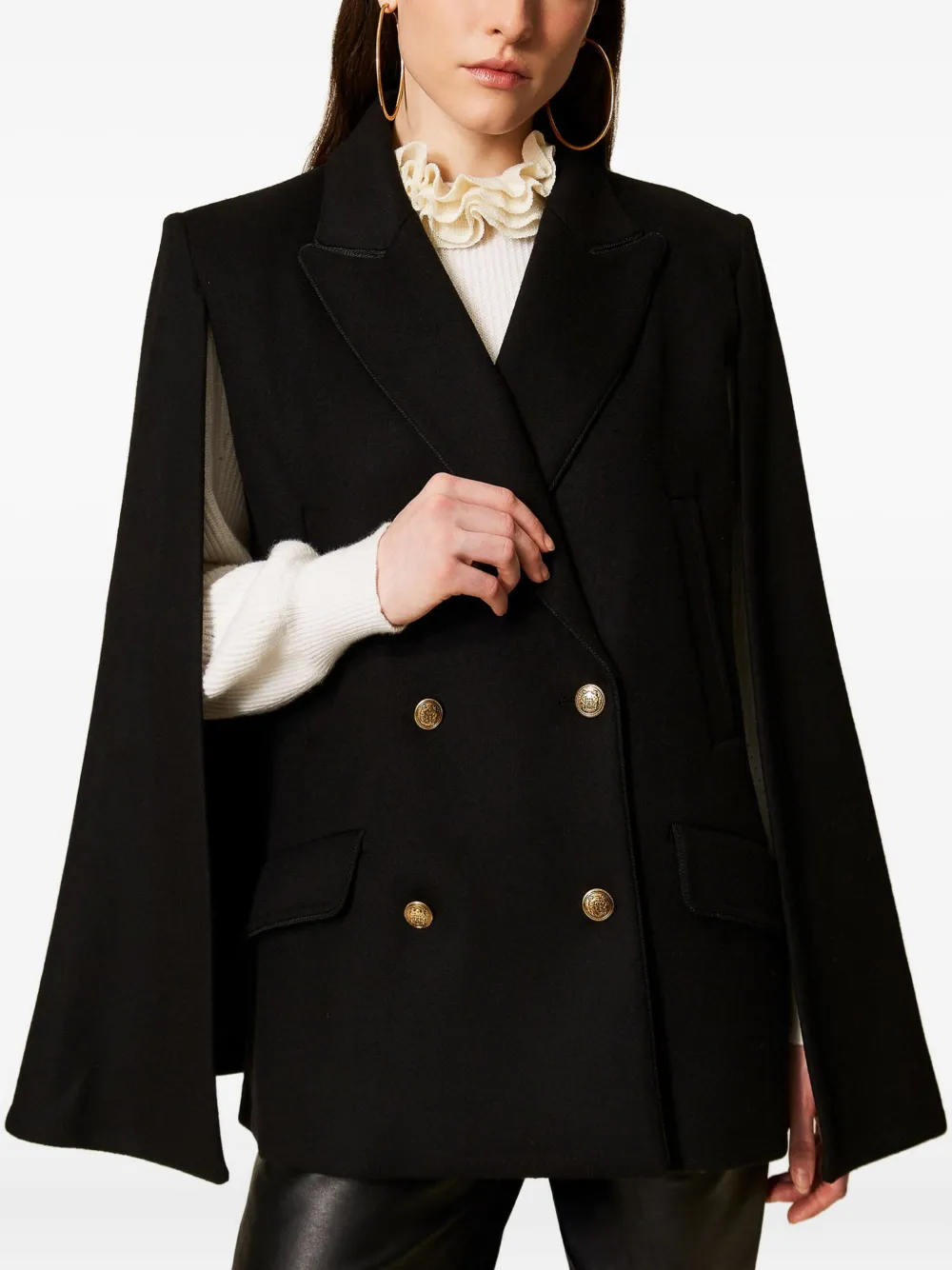 TWINSET wool-blend double-breasted coat | Double Breasted & Peacoats | Image 2