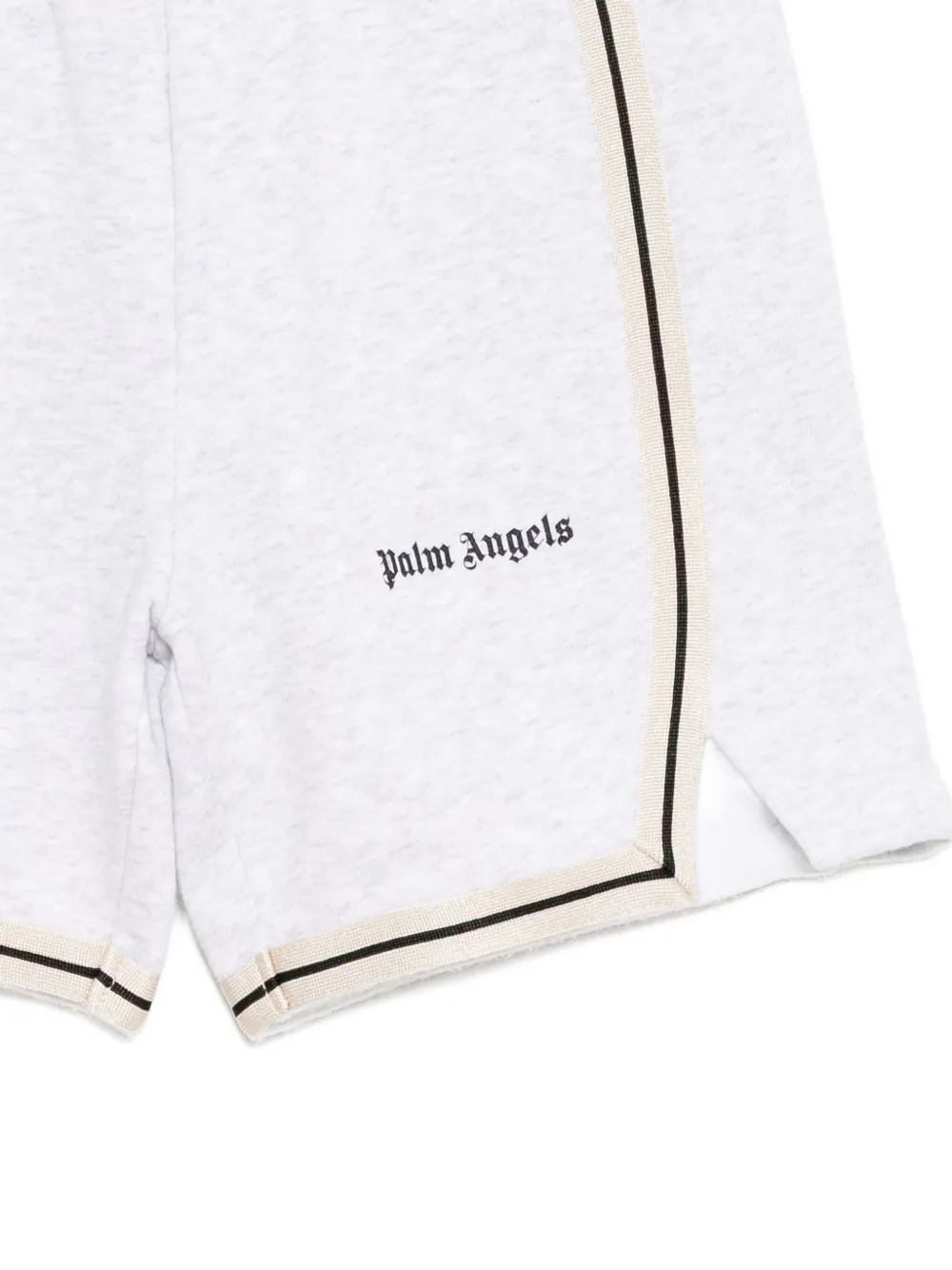 Palm Angels Kids Shorts met logoprint Grijs