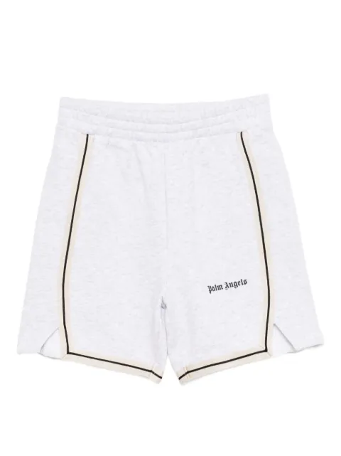Palm Angels Kids logo-printed shorts