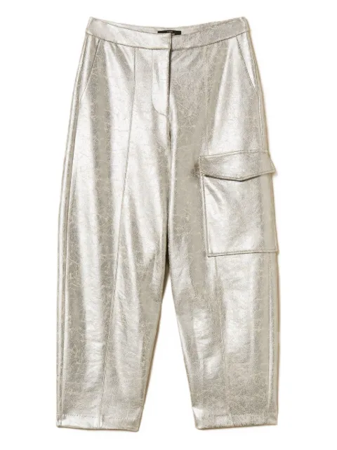 TWINSET pantalones con efecto agrietado