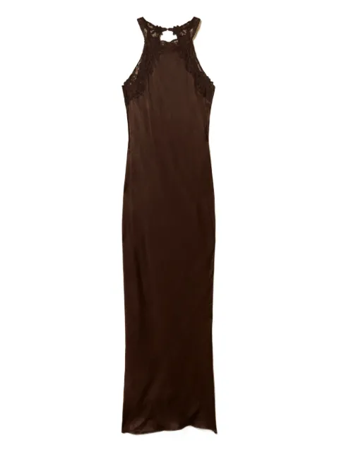 TWINSET lace-insert maxi dress
