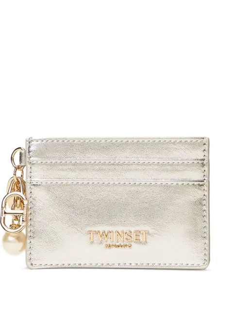 TWINSET logo-charm card holder 