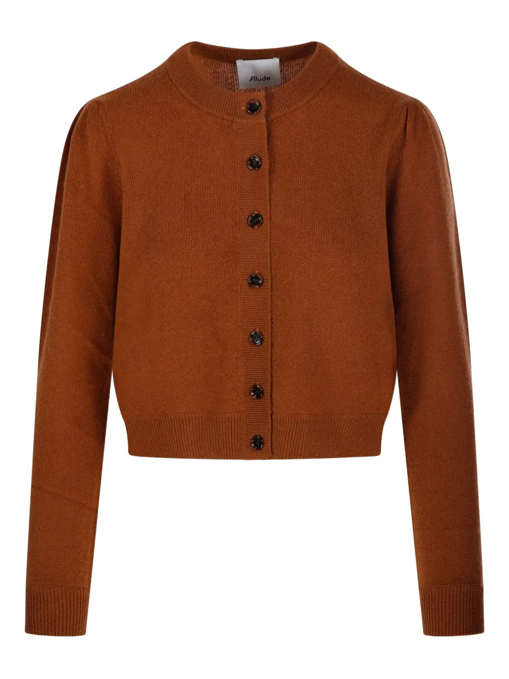 Allude round-neck cardigan Bruin