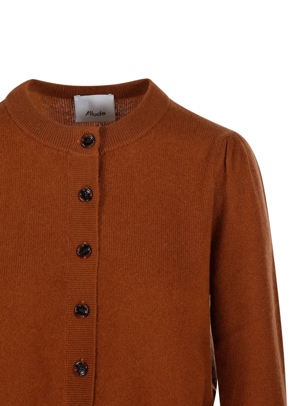 Allude round-neck cardigan Bruin