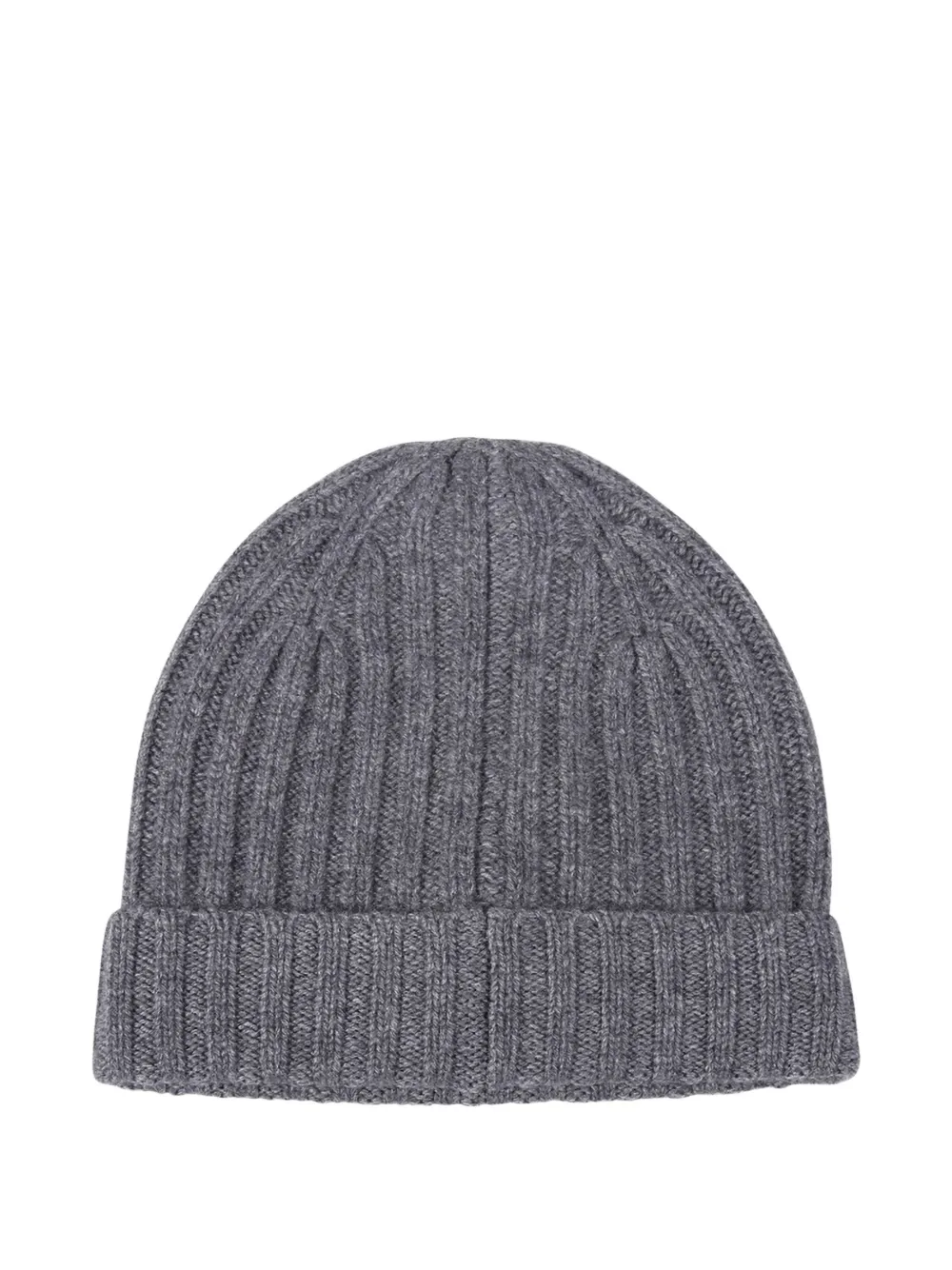 BeYou ribbed beanie - Grijs