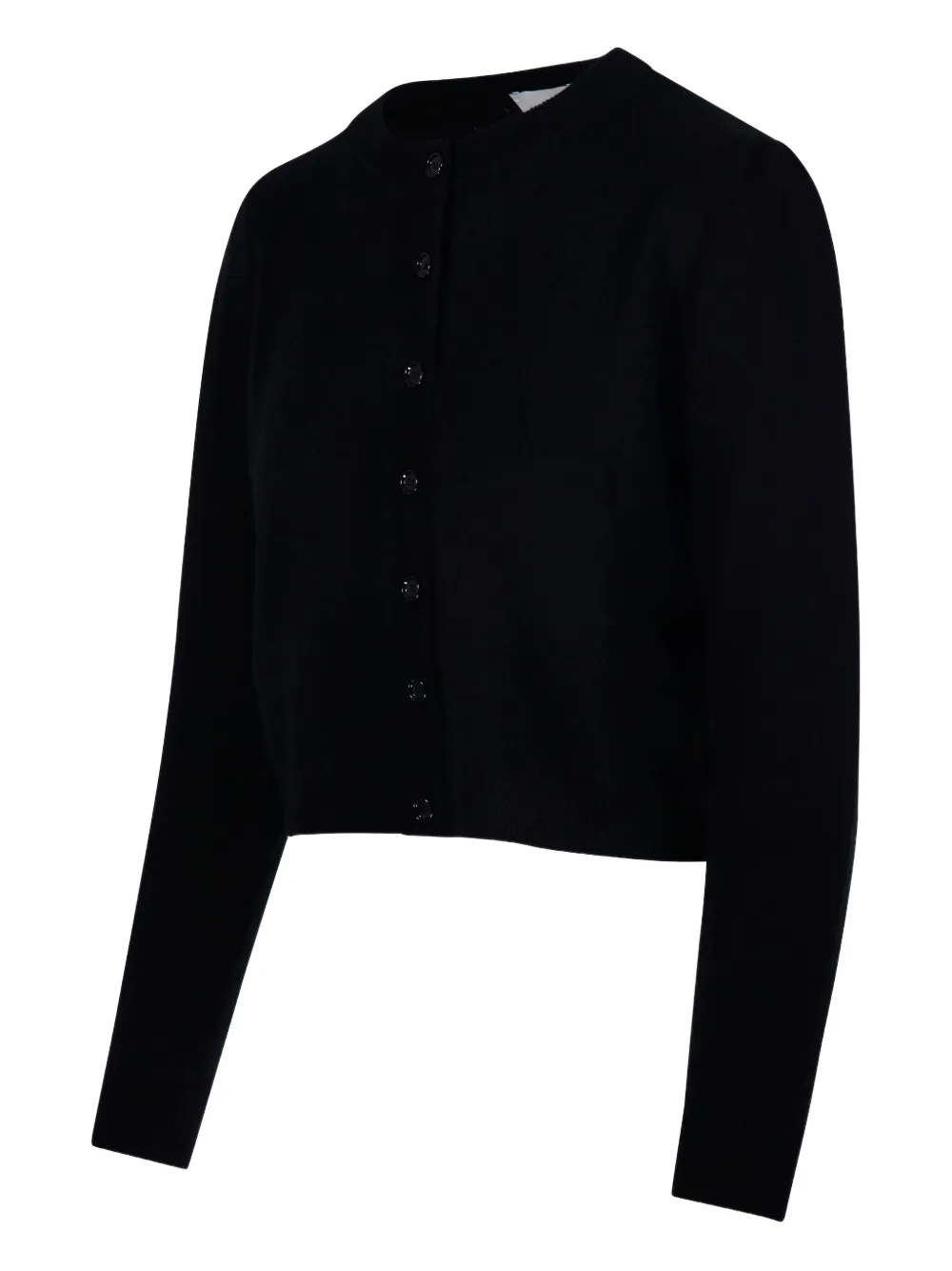 Allude crew-neck cardigan Zwart