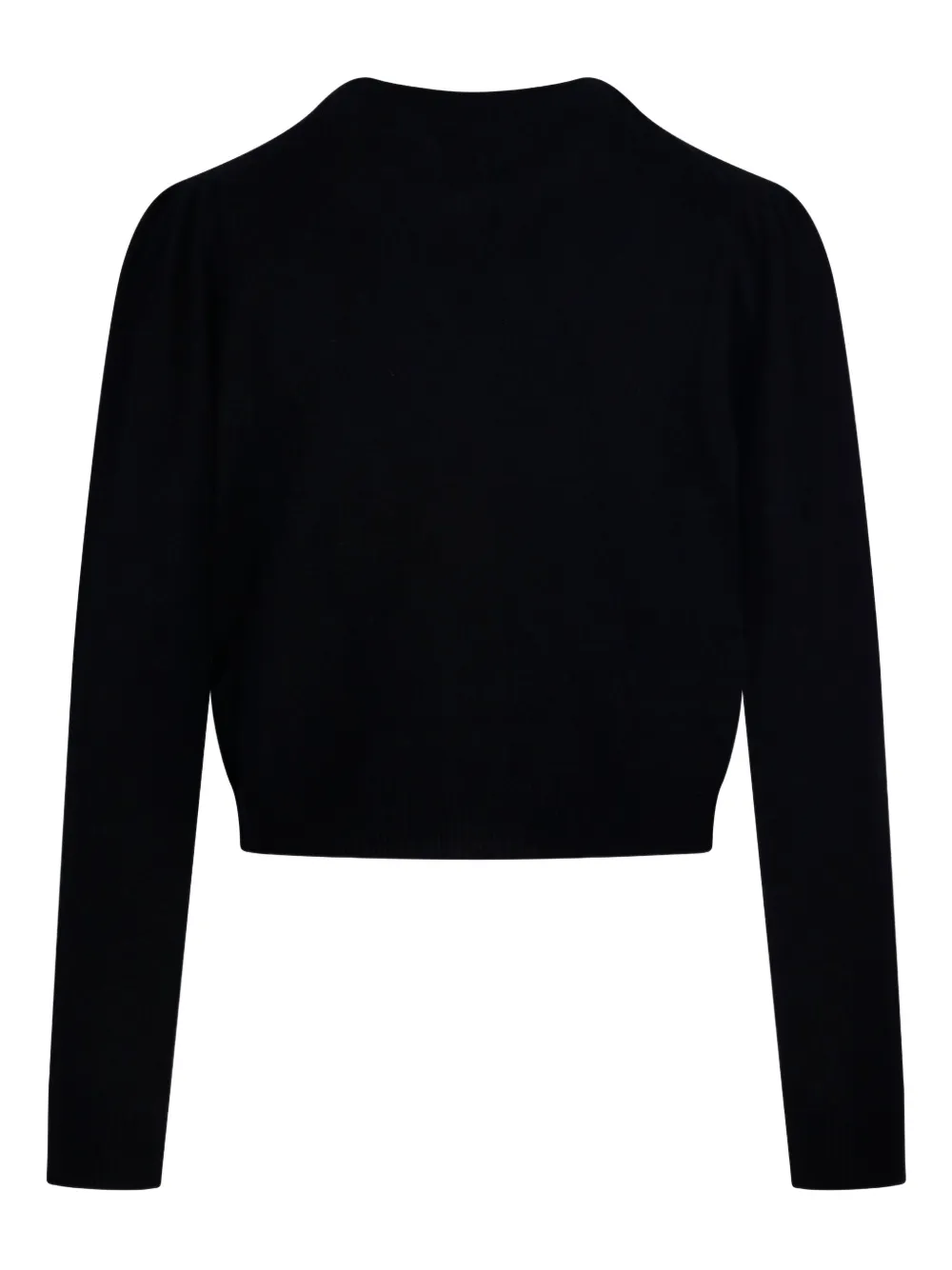 Allude crew-neck cardigan Zwart