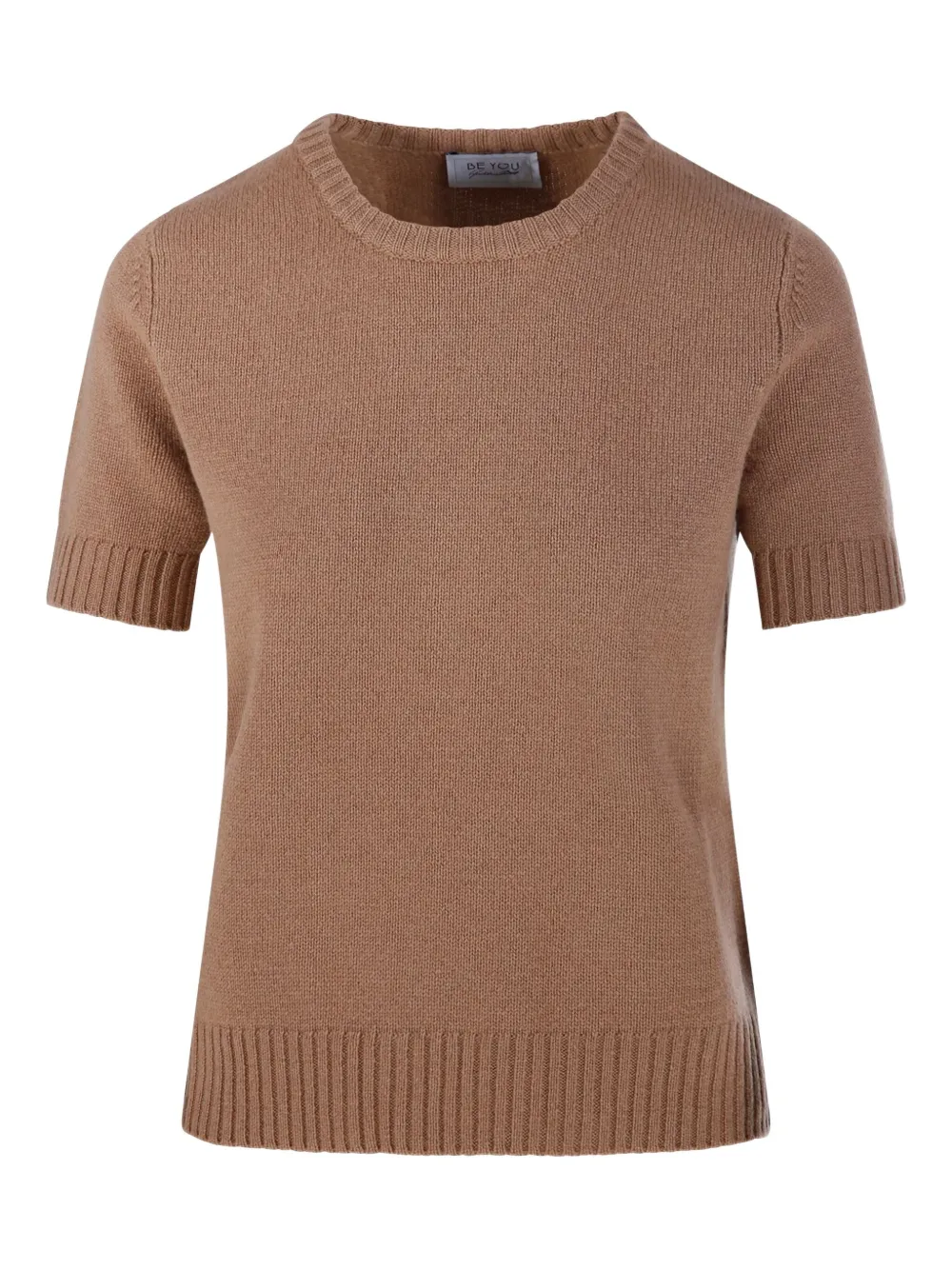 BeYou short-sleeve crew-neck jumper | Brown | Image 1