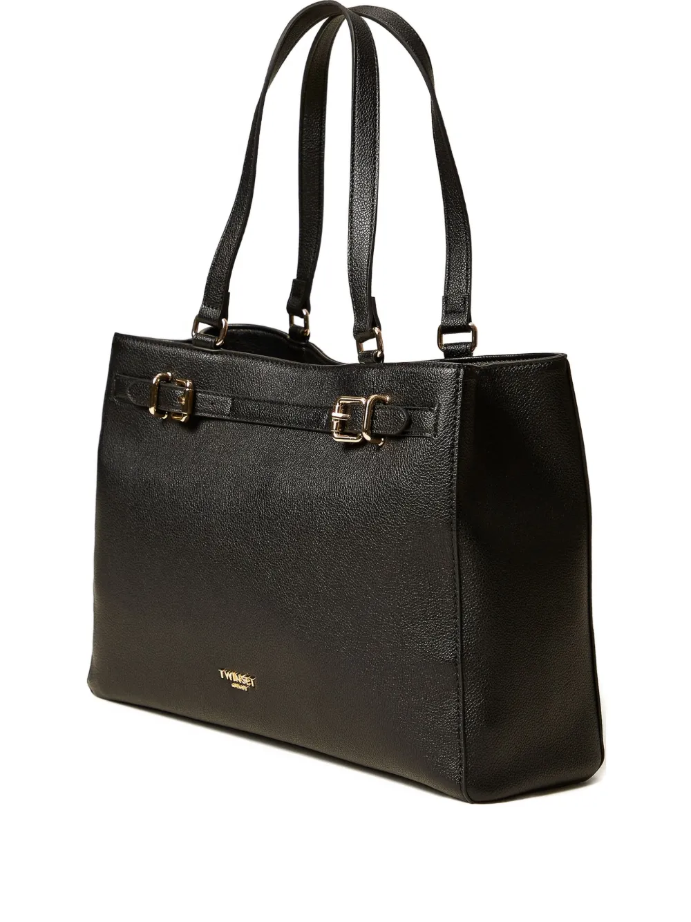 TWINSET buckle-fastening tote bag - Zwart