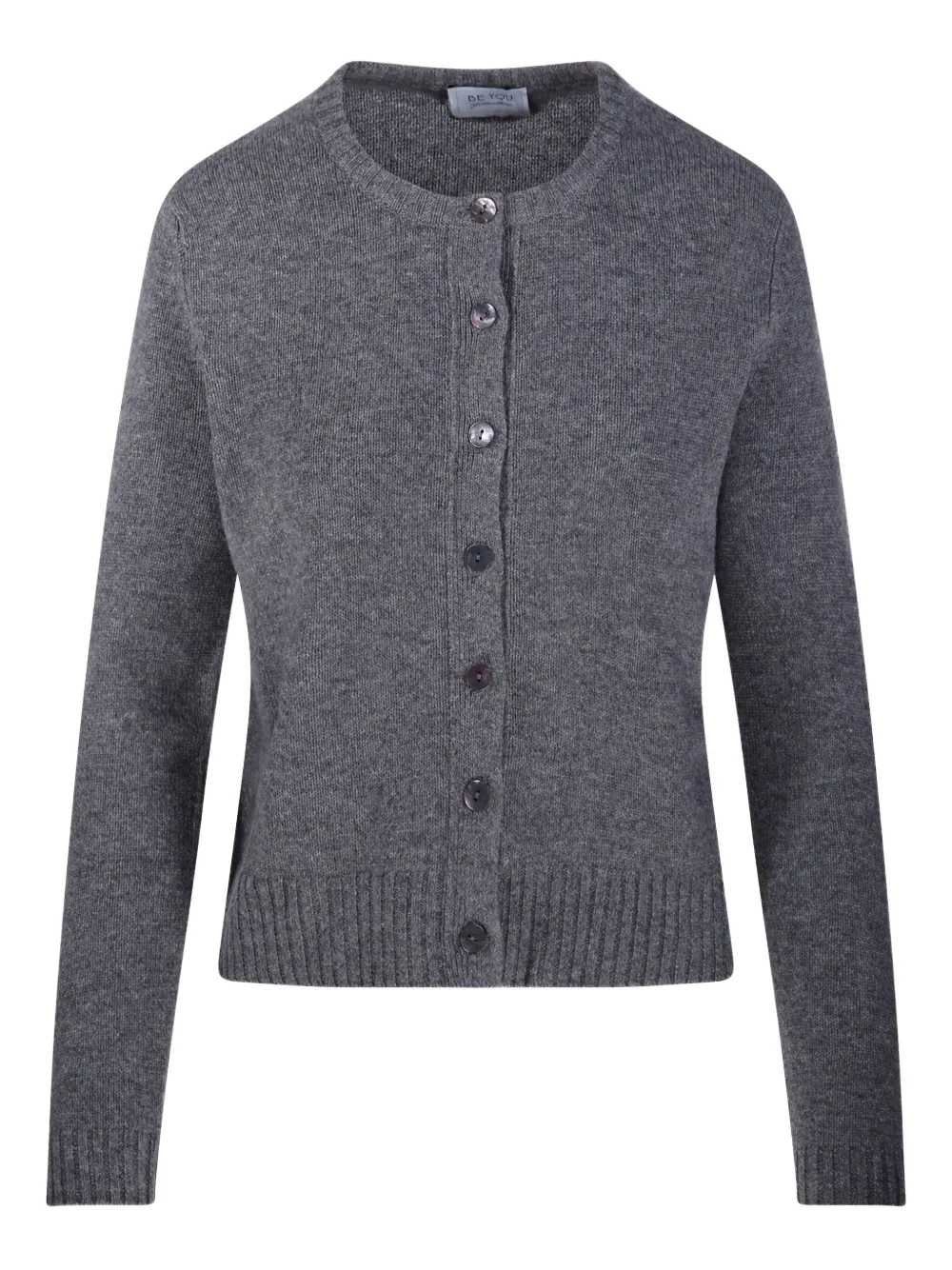 BeYou button-front cardigan | Grey | Image 1