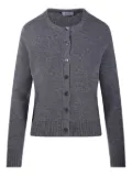 BeYou button-front cardigan - Grey