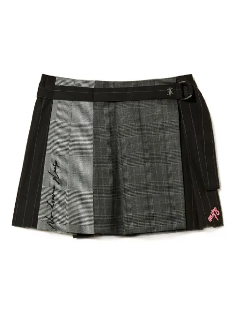 TWINSET falda con pliegues y bordado