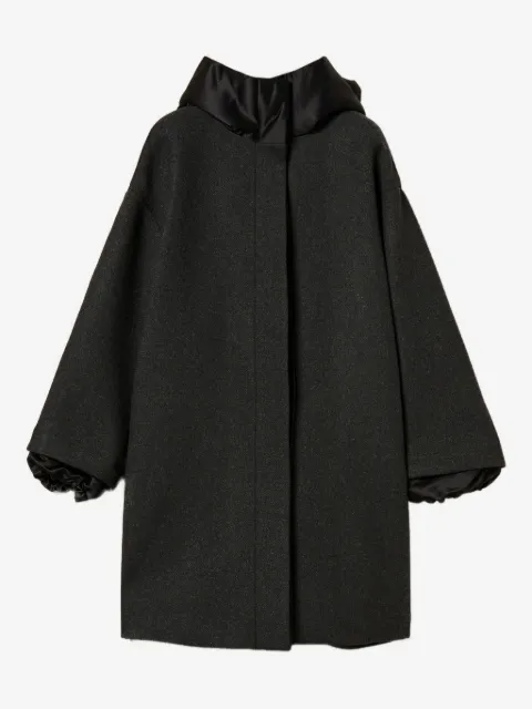 TWINSET hooded single-breasted coat