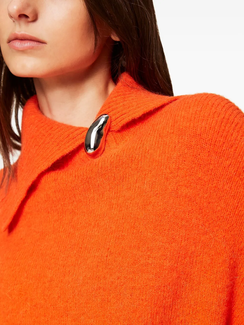 TWINSET Coltrui met broche detail Oranje