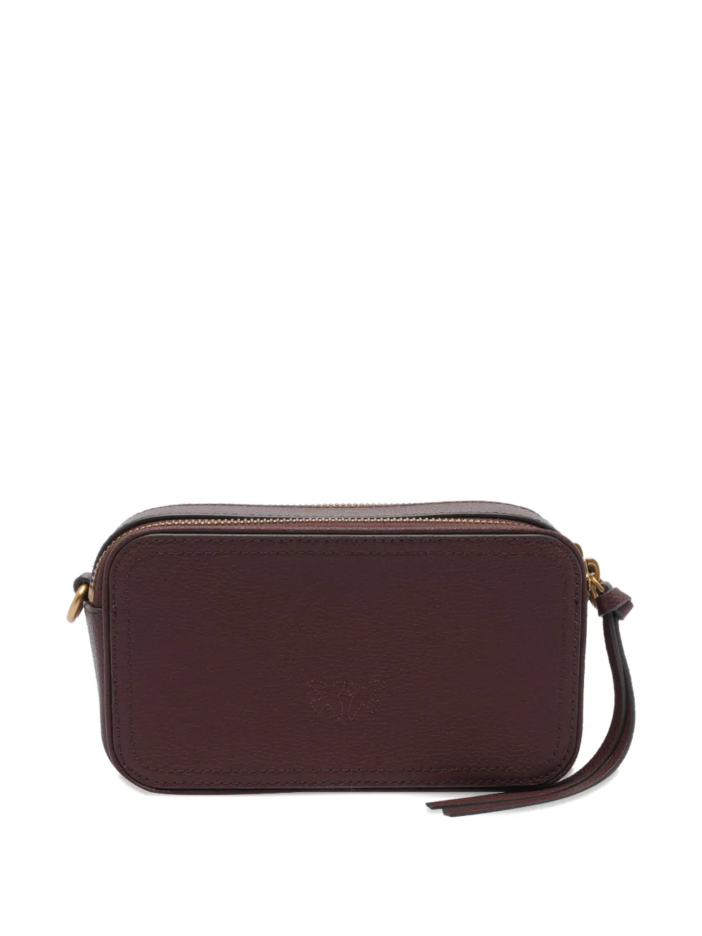 PINKO embossed-logo zip-top mini bag Bruin