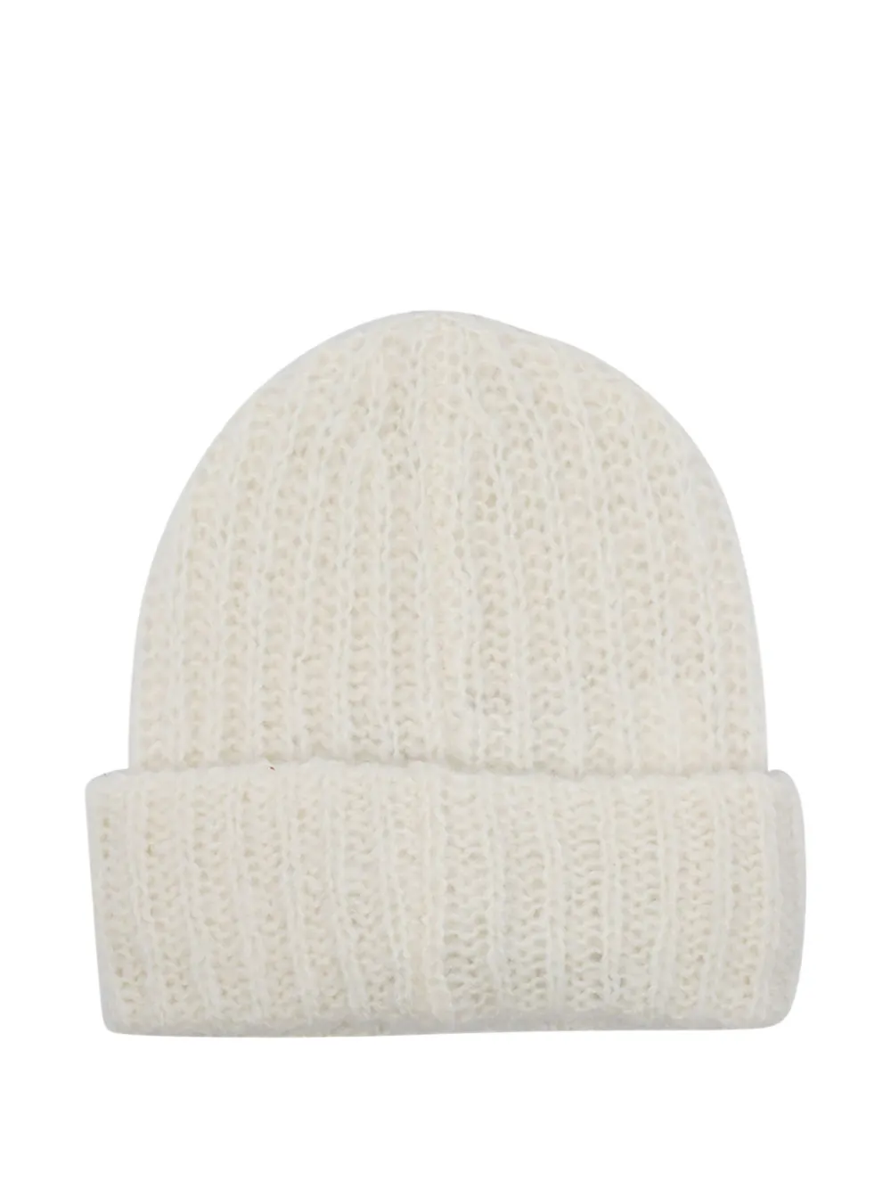 PINKO logo-patch beanie hat - Wit