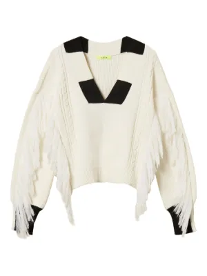 Gucci Pre-Owned x Adidas ケーブルニット カーディガン | ホワイト