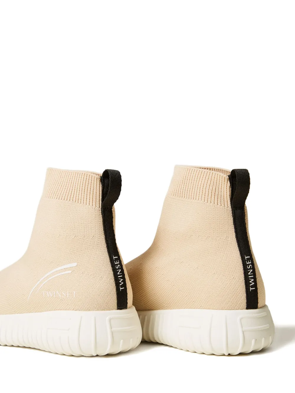 TWINSET Kids Sneakers met logoprint Beige
