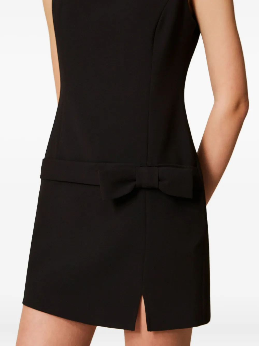 TWINSET Mini-jurk met strikdetail Zwart