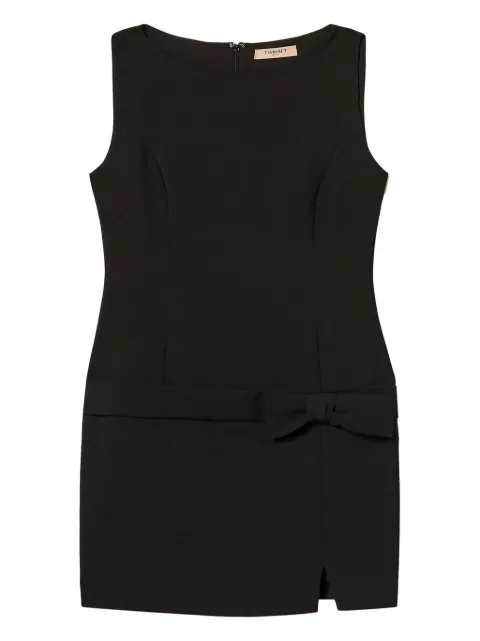TWINSET bow-detail sleeveless mini dress