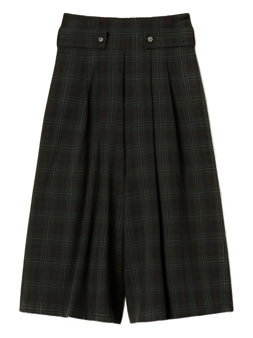 TWINSET tartan-checked trousers | Green | Image 1
