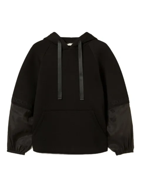 TWINSET organza-sleeve sweatshirt