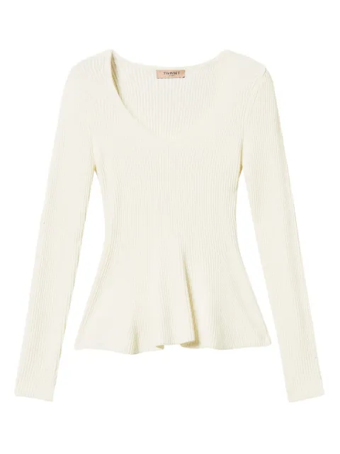 TWINSET ribbed sweater
