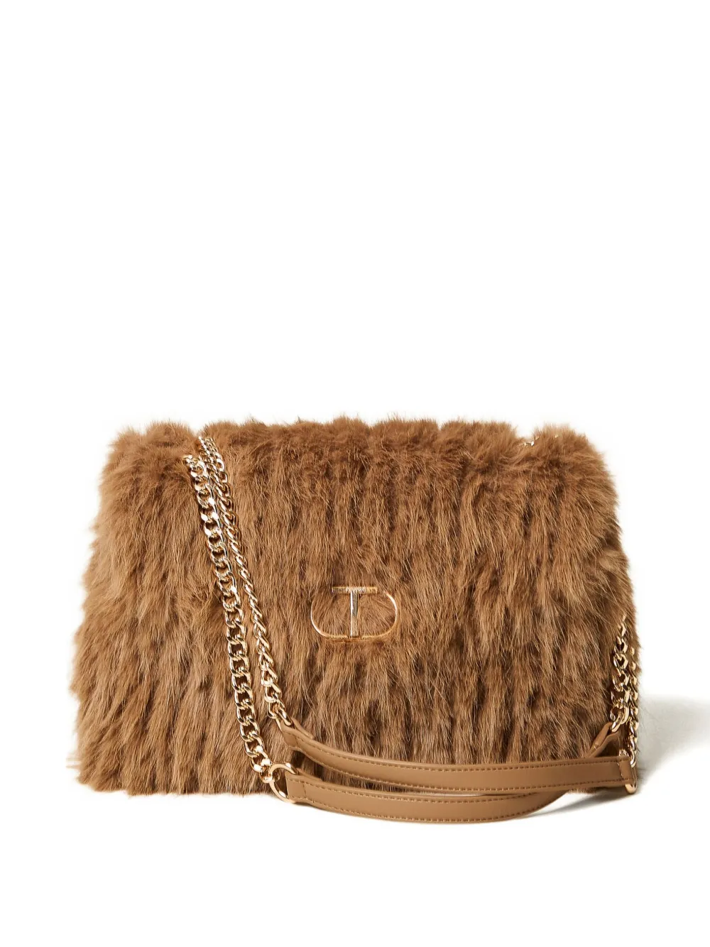 TWINSET chain-strap shoulder bag | Brown | Image 1