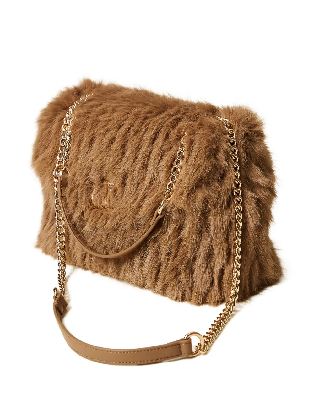 TWINSET Schoudertas met kettingband - Bruin