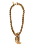TWINSET horn-pendant necklace - Yellow