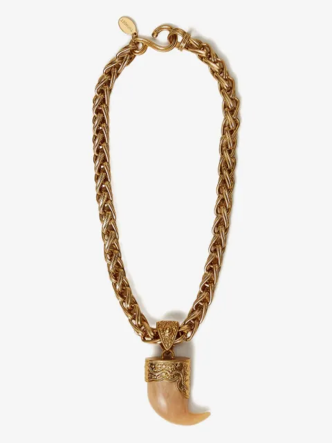 TWINSET chain necklace with horn