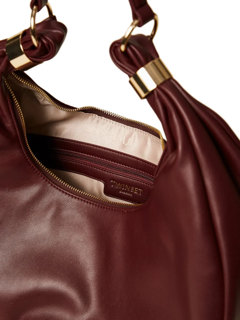 TWINSET Eclipse medium wassende schoudertas Bruin