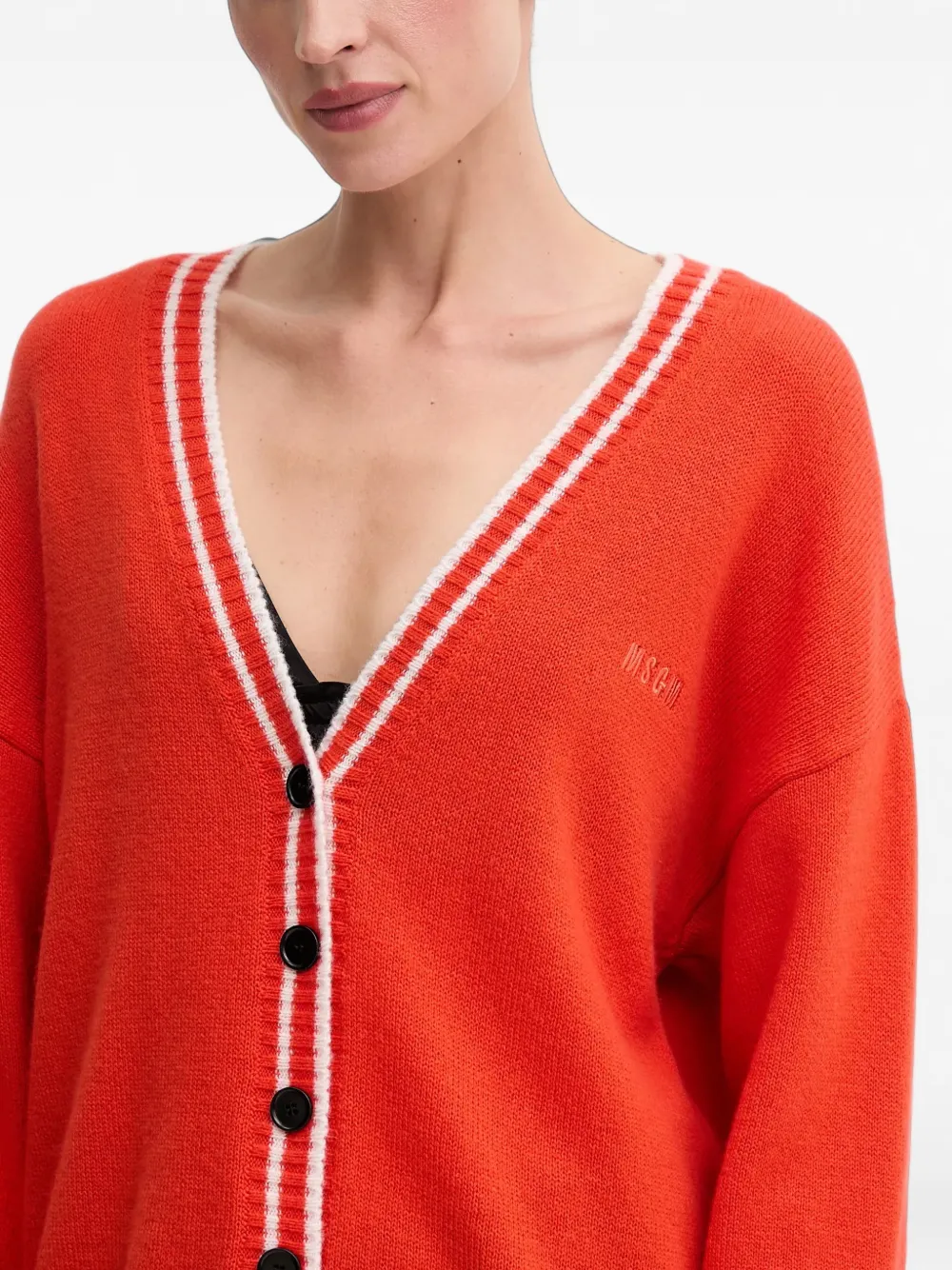 MSGM Gestreept vest Rood