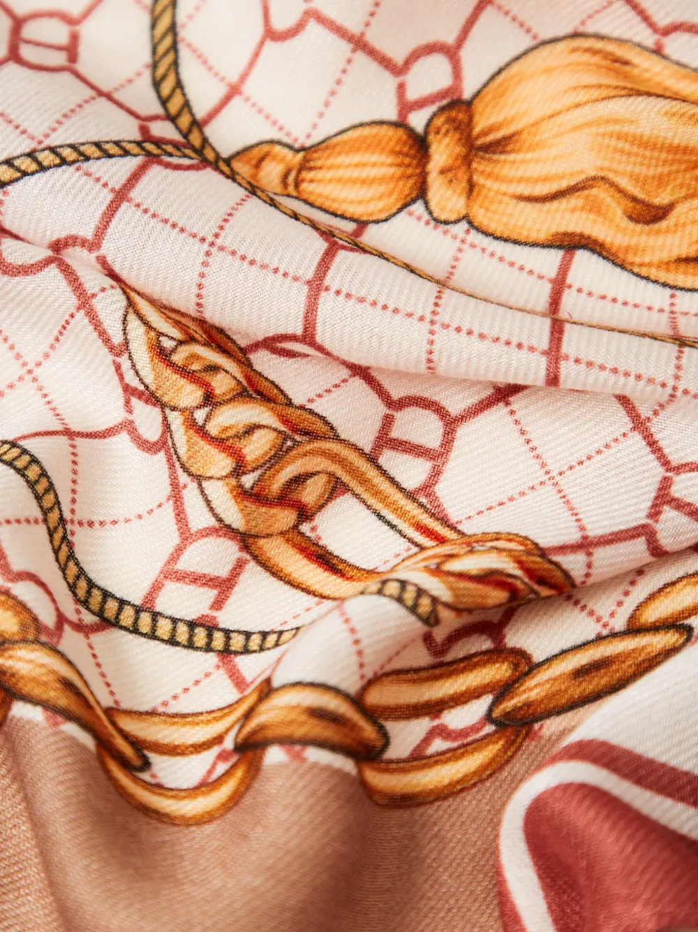 TWINSET Sjaal met kettingprint - Roze